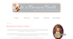 Desktop Screenshot of inawomansworldblog.com